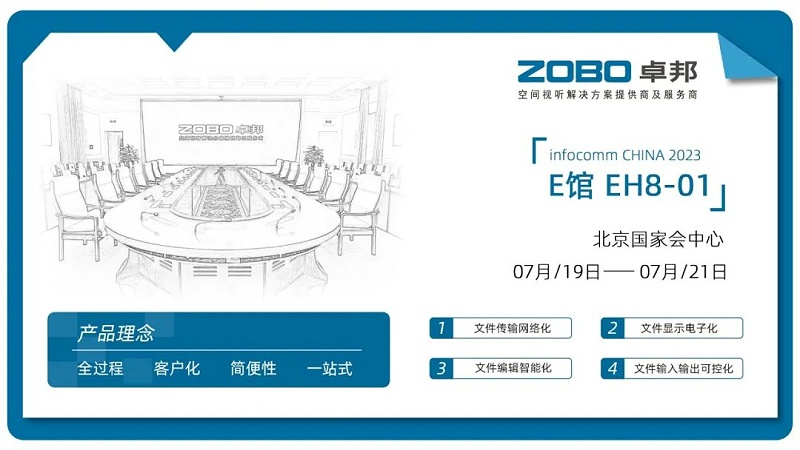 23展會回顧丨2023北京InfoComm展圓滿收官 ZOBO香蕉视频APP在线观看感恩遇見 不負期待