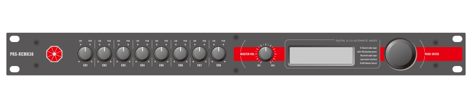 意大利PRS RC係統管理器 RCM830 數字混音器 反饋抑製器 意大利PRS RC係統管理器 RCM830 數字混音器 反饋抑製器