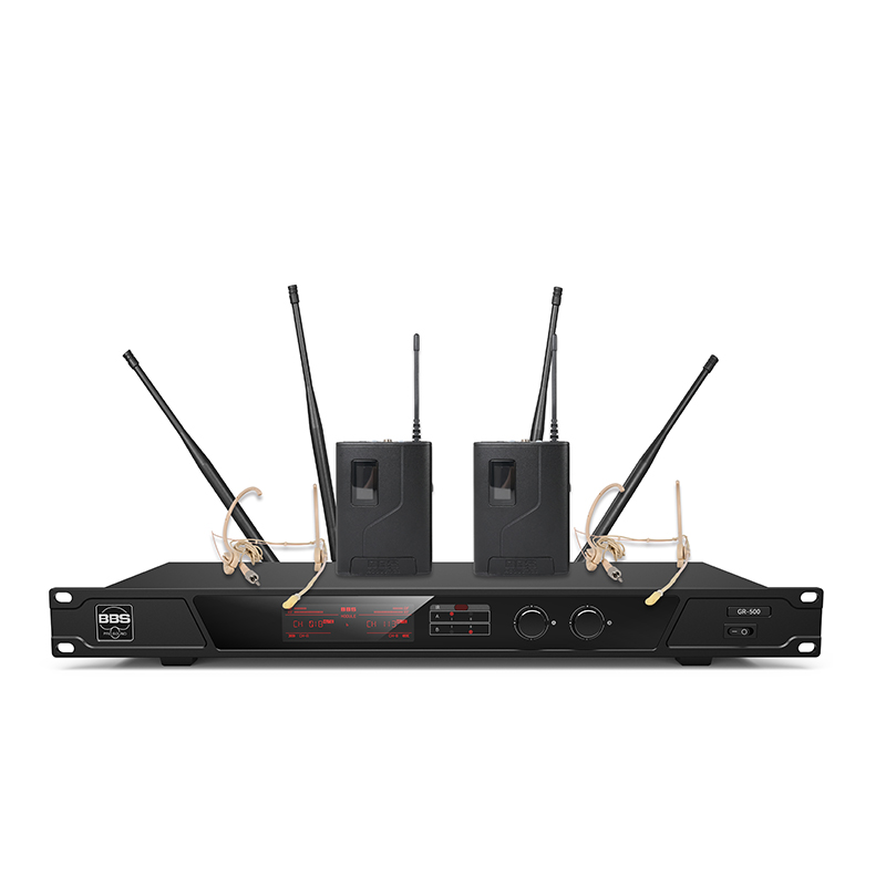 GR-500 真分集一拖二 頭戴、領夾