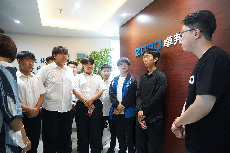 校企合作 走進職場 協同育人丨歡迎北京市經貿技術學校師生來ZOBO香蕉视频APP在线观看參觀學習