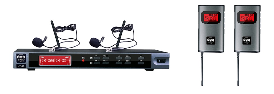 領夾話筒BBS話筒 UT-58 教學話筒(手持/領夾/頭戴可選)、演講麥克風、培訓教育話筒