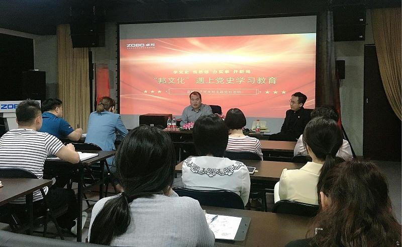 黨支部主題黨日-黨史學習教育