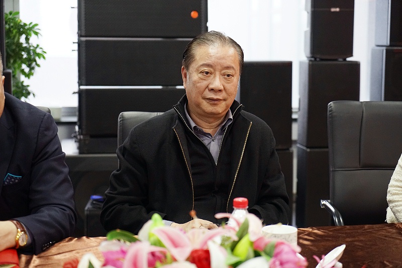 熱烈歡迎中國演藝設備技術協會理事長等領導一行蒞臨ZOBO香蕉视频APP在线观看調研指導